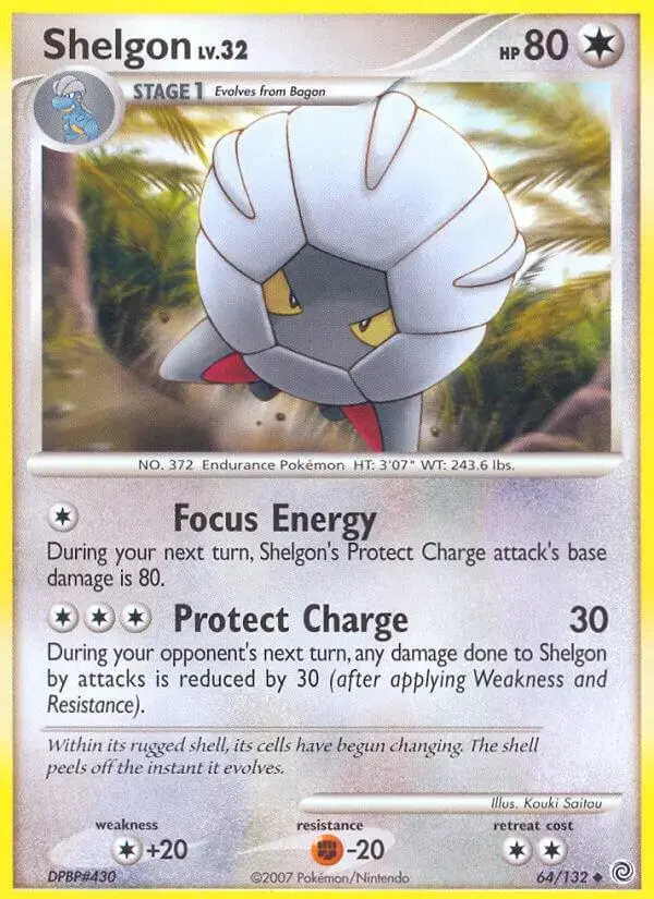 Shelgon - Pokemon Secret Wonders #64