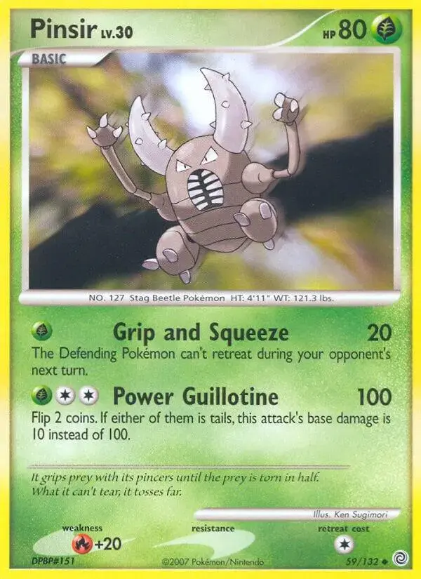 Pinsir - Pokemon Secret Wonders #59