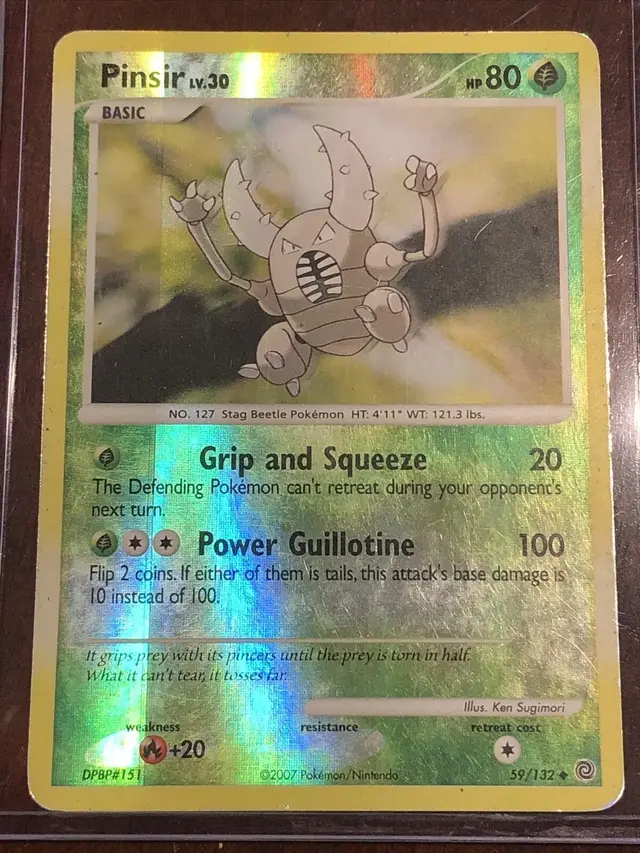Pinsir [Reverse Holo] - Pokemon Secret Wonders #59