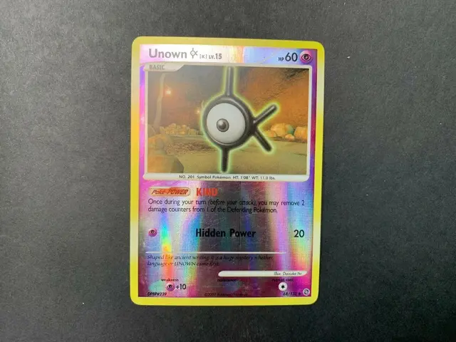 Unown K [Reverse Holo] - Pokemon Secret Wonders #68