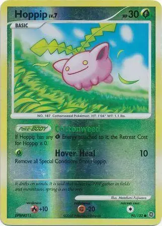 Hoppip [Reverse Holo] - Pokemon Secret Wonders #90