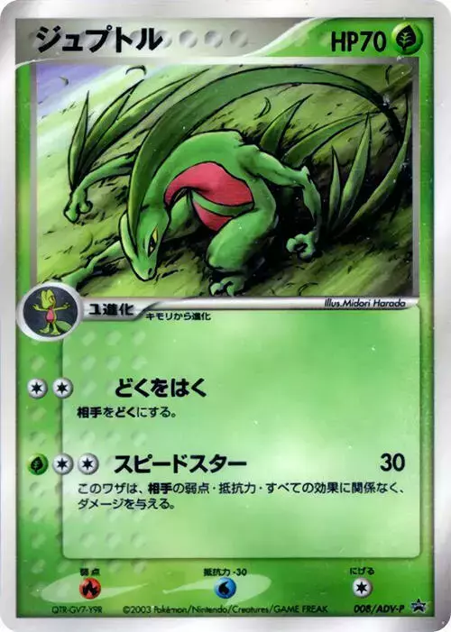 Grovyle/ADV-P - Pokemon Japanese Promo #8