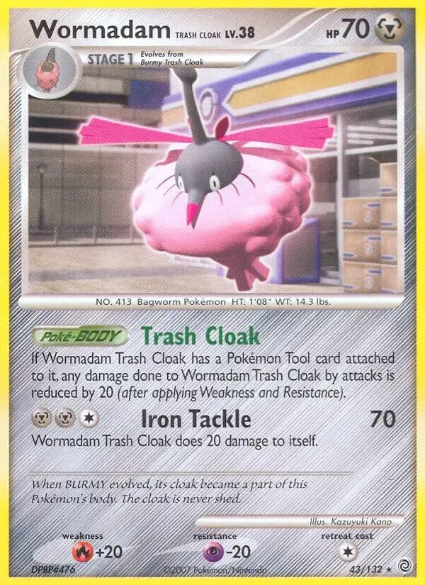 Wormadam Trash Cloak - Pokemon Secret Wonders #43