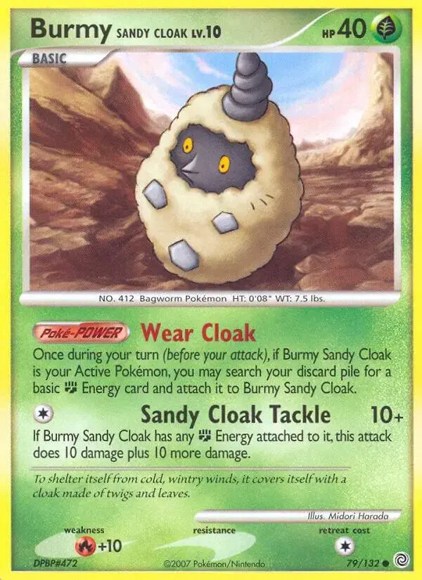 Burmy - Pokemon Secret Wonders #79