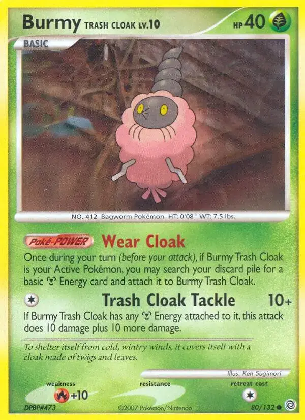 Burmy - Pokemon Secret Wonders #80
