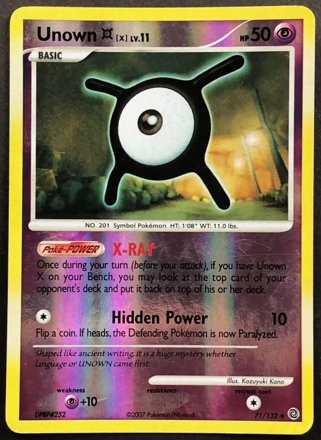Unown X [Reverse Holo]