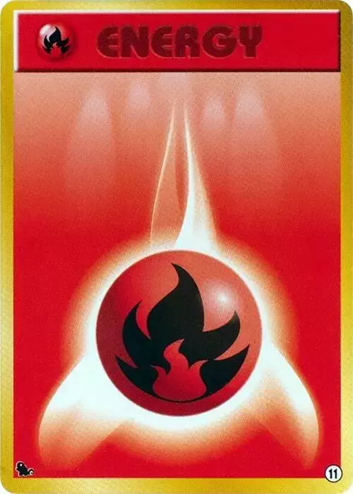 Fire Energy - Pokemon Japanese Squirtle Deck #11