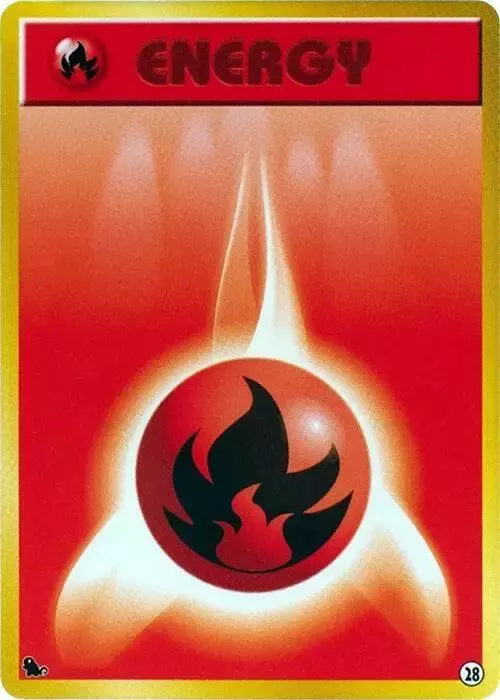 Fire Energy - Pokemon Japanese Squirtle Deck #28