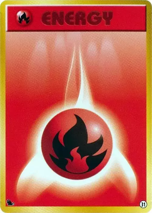 Fire Energy - Pokemon Japanese Squirtle Deck #31
