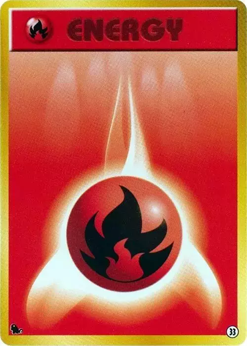 Fire Energy - Pokemon Japanese Squirtle Deck #33