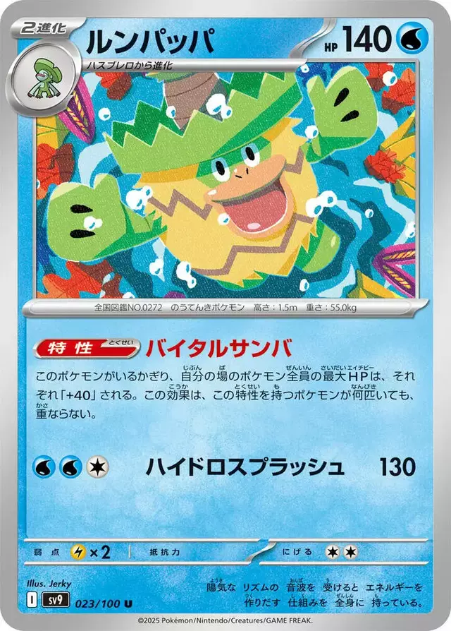 Ludicolo - Pokemon Japanese Battle Partners #23