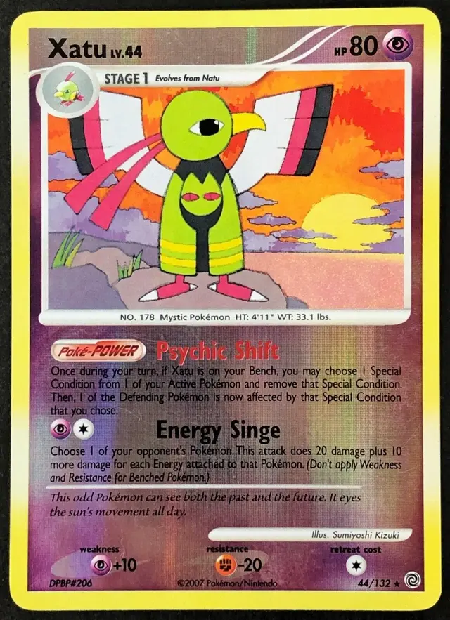 Xatu [Reverse Holo] - Pokemon Secret Wonders #44