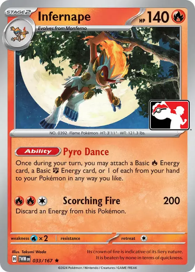 Infernape [Prize Pack] - Pokemon Prize Pack Series #33