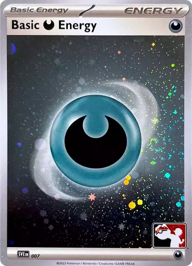 Basic Darkness Energy [Prize Pack Cosmos Holo] - Pokemon Prize Pack Series #7