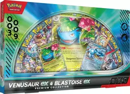 Venusaur Ex & Blastoise Ex Premium Collection - Pokemon Scarlet & Violet
