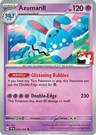 Azumarill [Prize Pack] - Pokemon Prize Pack Series #74