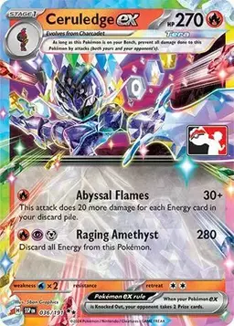 Ceruledge Ex [Prize Pack] 36 - Pokemon Prize Pack Series