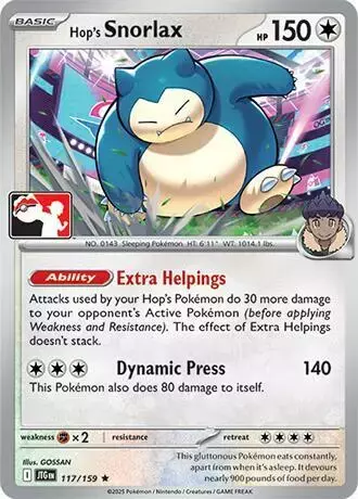 Hop's Snorlax [Prize Pack Series 7]