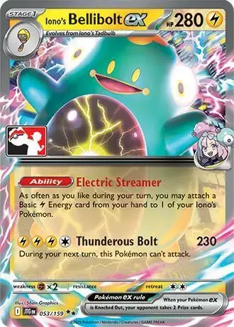 Iono's Bellibolt Ex [Prize Pack] - Pokemon Prize Pack Series #53