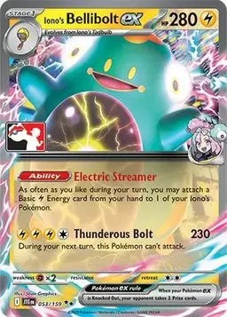 Iono's Bellibolt Ex [Prize Pack] 53 - Pokemon Prize Pack Series