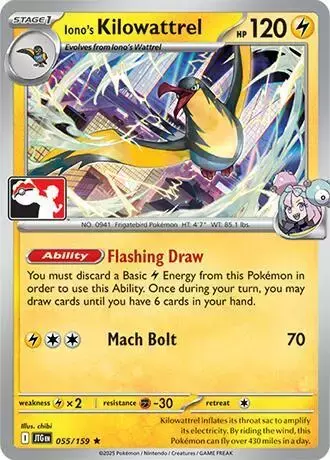 Iono's Kilowattrel [Prize Pack] - Pokemon Prize Pack Series #55