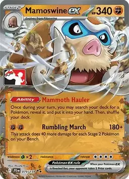 Mamoswine Ex [Prize Pack] 79 - Pokemon Prize Pack Series