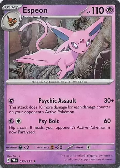 Espeon [Cosmos Holo] - Pokemon Promo #33