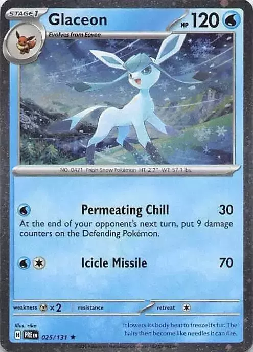 Glaceon [Cosmos Holo] - Pokemon Promo #25
