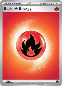 Basic Fire Energy [Reverse Holo] #2 - Pokemon Mega Evolution Energy