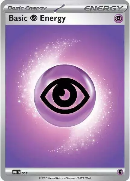 Basic Psychic Energy [Reverse Holo] #5 - Pokemon Mega Evolution Energy
