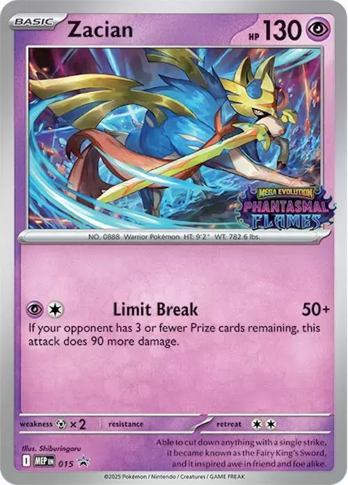 Zacian [Stamped] - Pokemon Mega Evolution Promos #15