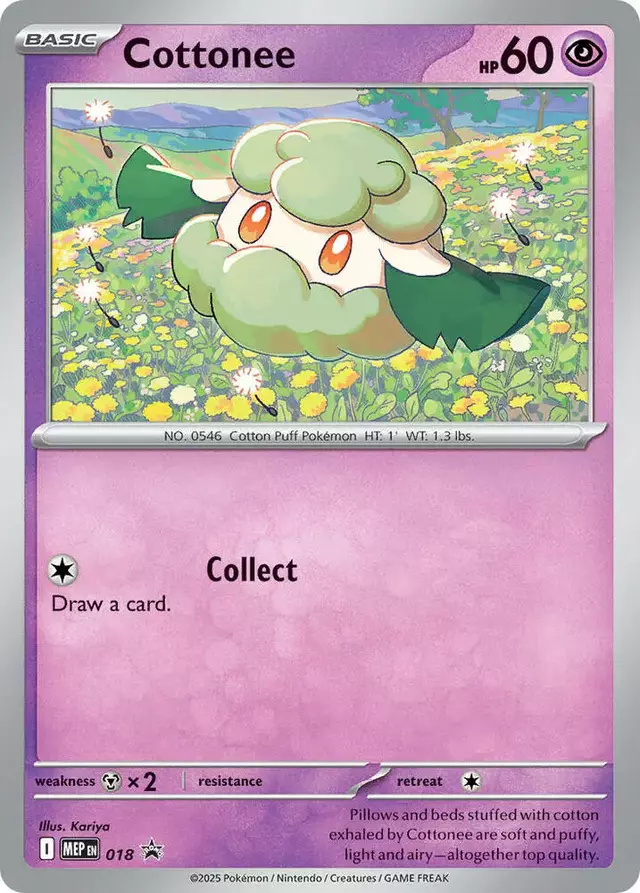 Cottonee - Pokemon Mega Evolution Promos #18