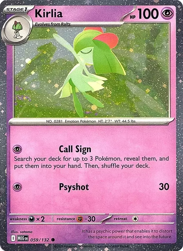 Kirlia [Cosmos Holo] - Pokemon Promo #59