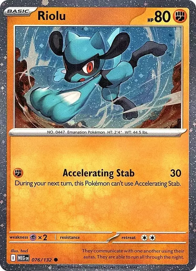 Riolu [Cosmos Holo] - Pokemon Promo #76