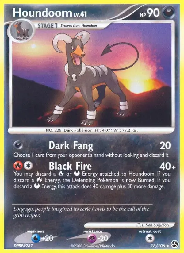 Houndoom - Pokemon Great Encounters #18