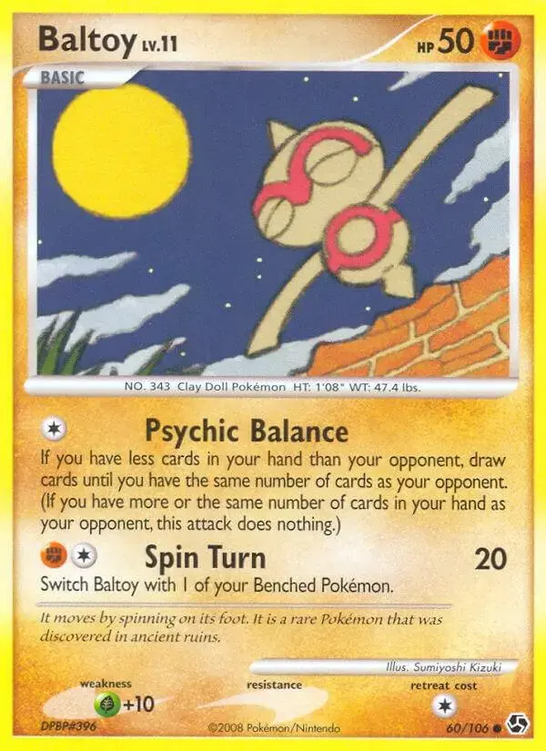 Baltoy - Pokemon Great Encounters #60