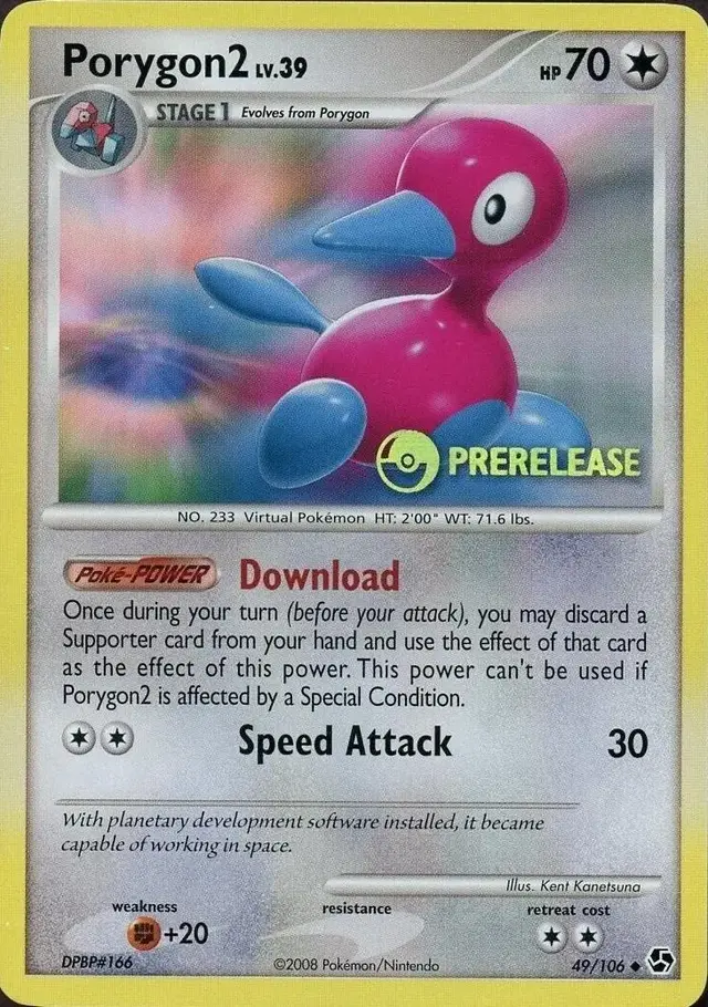 Porygon2 [Prerelease] - Pokemon Great Encounters #49