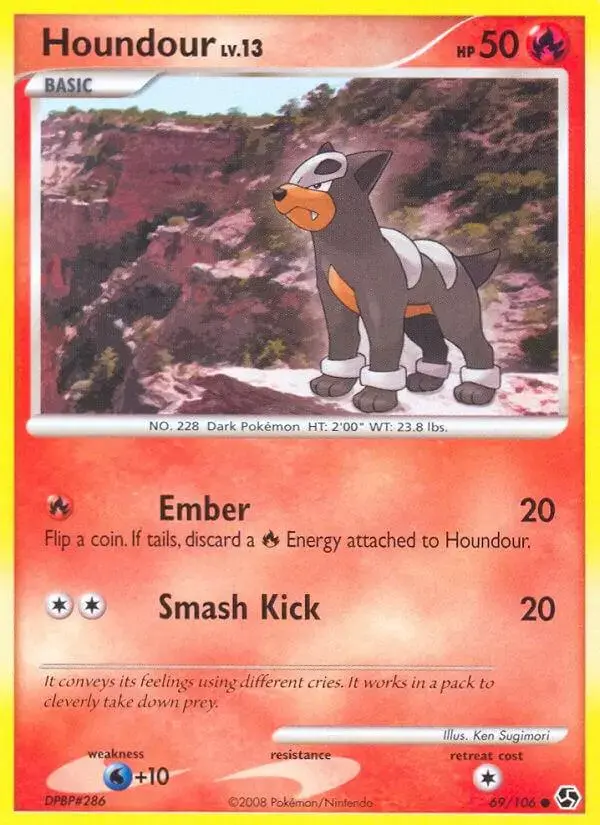 Houndour - Pokemon Great Encounters #69
