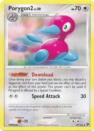 Porygon 2 - Pokemon Great Encounters #49