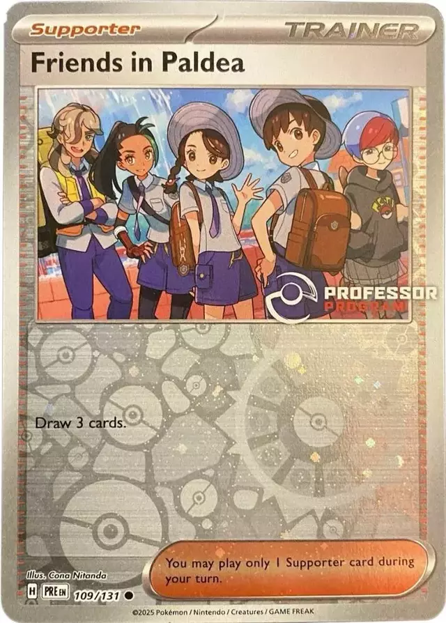 Friends In Paldea [Professor Program] - Pokemon Promo #109