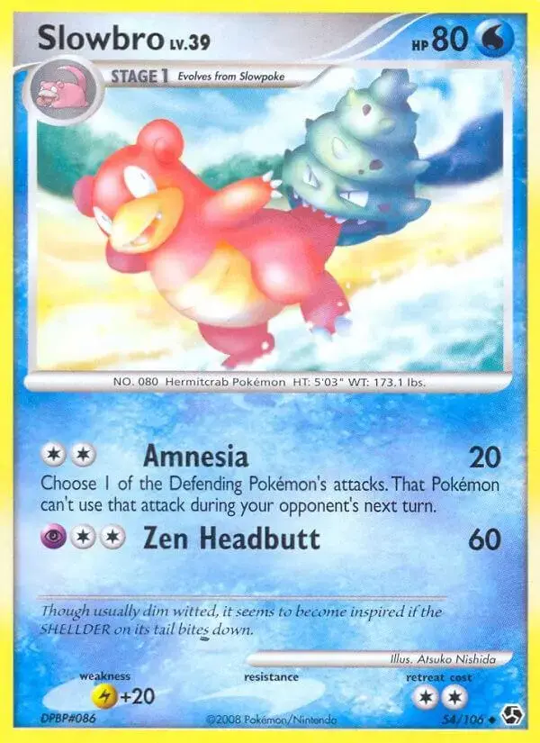 Slowbro - Pokemon Great Encounters #54