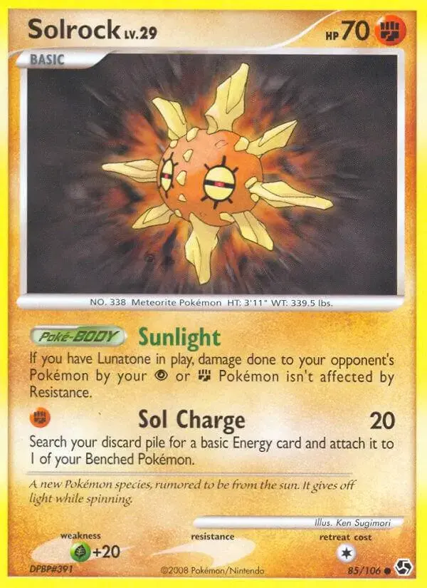 Solrock - Pokemon Great Encounters #85