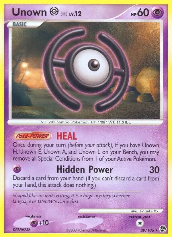 Unown H - Pokemon Great Encounters #29