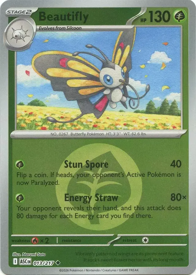 Beautifly [Energy] - Pokemon Ascended Heroes #13