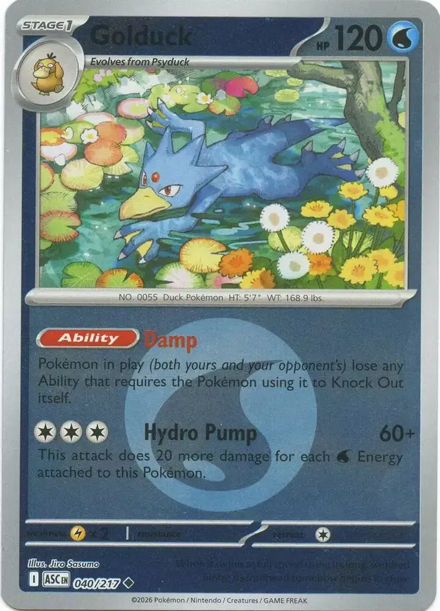 Golduck [Energy] - Pokemon Ascended Heroes #40