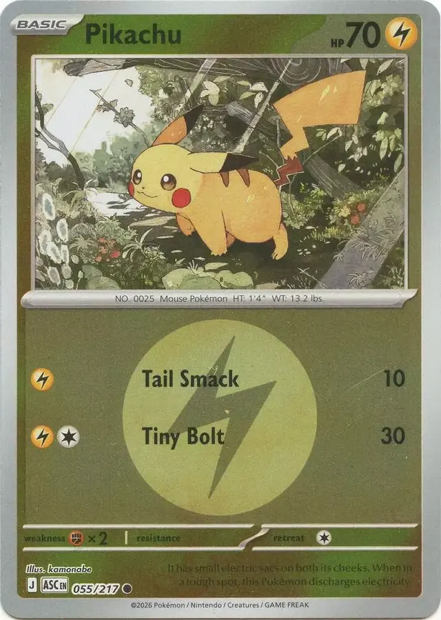 Pikachu [Energy] - Pokemon Ascended Heroes #55
