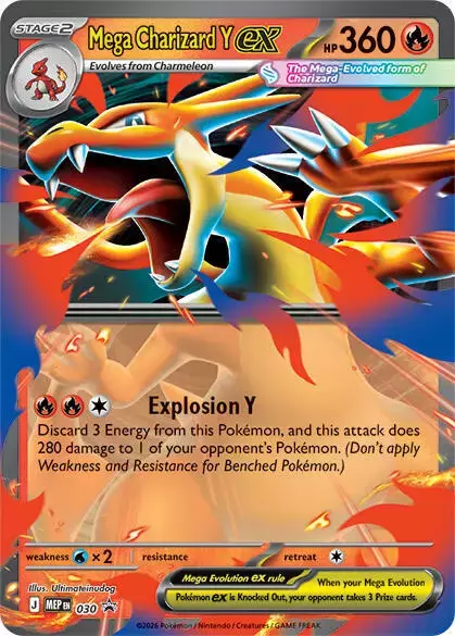 Mega Charizard Y Ex - Pokemon Mega Evolution Promos #30