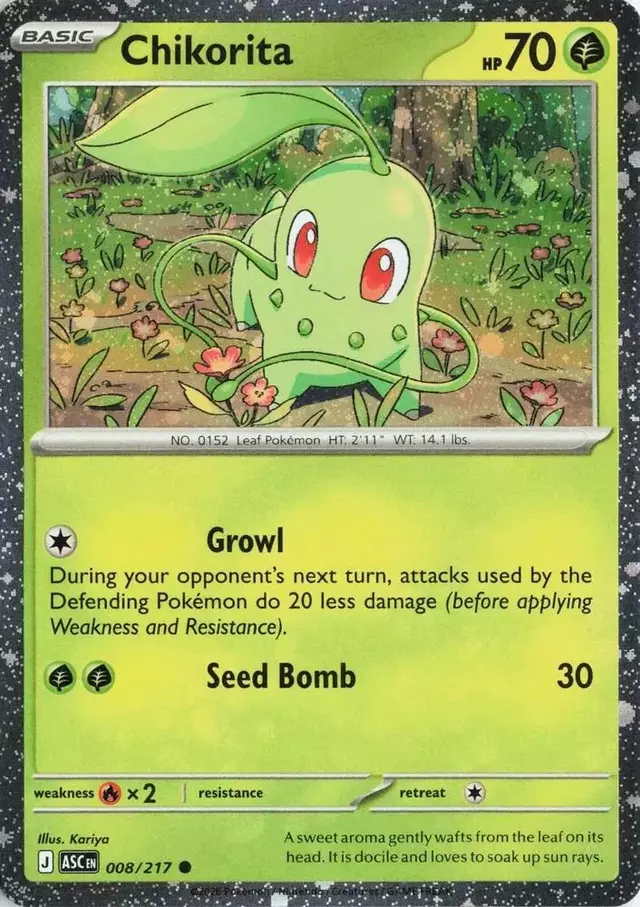 Chikorita [Cosmos Holo] - Pokemon Promo #8