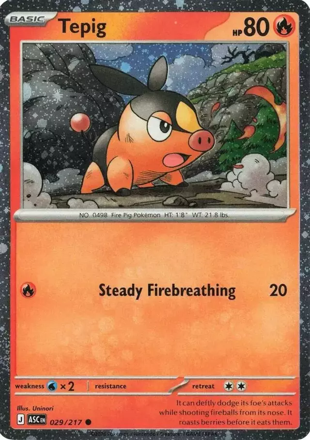 Tepig [Cosmos Holo] - Pokemon Promo #29