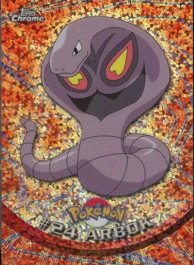 Arbok [Sparkle] - Pokemon 2000 Topps Chrome #24